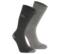 Craghoppers Nosilife Travel Socks 2Pk Men's Trainers, Size In Black Pepper / Mid Grey
