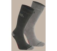 Craghoppers Nosilife Travel Twin Pack Socks In Black Black