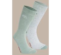 Craghoppers - Nosilife Travel Twin Pack Socks - Walking socks size 39-42, grey/turquoise