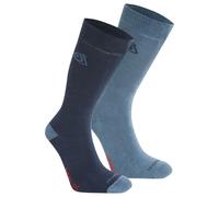 Craghoppers - Nosilife Travel Twin Pack Socks - Walking socks size 39-42, blue