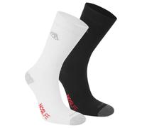 Craghoppers Nosilife Twin Pack Half Long Socks White,Black EU 39-42 Men,Women