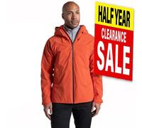 Craghoppers Ponsa Waterproof Mens Jacket Outdoor Weatherproof Coat Orange