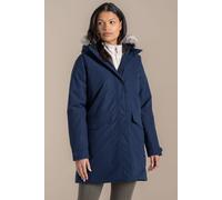 Craghoppers Sofia Hooded Waterproof Breathable Padded Insulated Jacket In Navy Navy