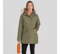 Craghoppers Sofia Waterproof Jacket In Dark Green Dark Green 16