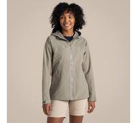 Craghoppers Solla Waterproof Shell Jacket In Dark Green Dark Green