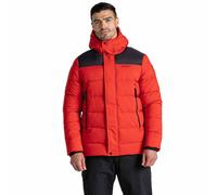 Craghoppers Sutherland Insulated Hooded Jacket: Chilli Red/Black: M Si