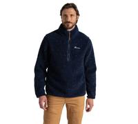 Craghoppers Mens Tatton Flecked Half Zip Fleece Top (L) (Blue Navy)