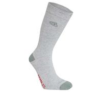 Craghoppers Unisex Adult Insect Repellent Ankle Socks (Pack of 2) (9 UK-12 UK) (Soft Grey Marl/Lichen Green)