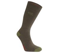 Craghoppers Unisex Adult Insect Repellent Ankle Socks (Pack of 2) - Woodland Green/Wild Olive - Woodland Green/Wild Olive - 3 UK-5 UK