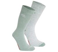 Craghoppers Unisex Adult Insect Repellent Socks (Pack of 2) (9 UK-12 UK) (Soft Grey/Lichen Green Marl)