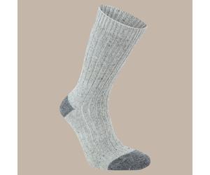 Craghoppers Unisex Torver Walking Socks | Light Grey / Black Pepper