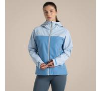 Craghoppers Womens Vanth Waterproof Jacket: Nimbus Blue / Seaside Blue