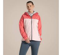 Craghoppers Womens Vanth Breathable Waterproof Shell Jacket, DpCoral/PnkP, 8 EU