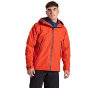 Craghoppers Men's Vanth Hooded Lightweight Waterproof Jacket in Red | Size: 2XL Craghoppers Red 2XL