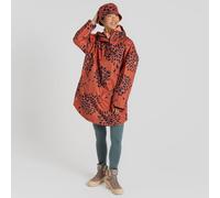 Women's Globeflower Packable Overhead Jacket, Red S-M