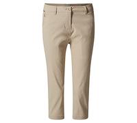 Craghoppers Women's Crop Trousers Kiwi Pro Crop Desert Sand UK 18 (EU 44)