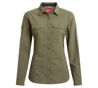 Craghoppers Women's Adventure III Nosilife Long-Sleeved Shirt - Wild Olive - 10 UK - Wild Olive - 100% Mixed