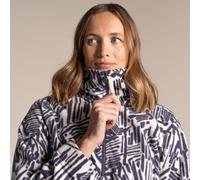 Craghoppers Annjela Half Zip Printed Fleece In Cream