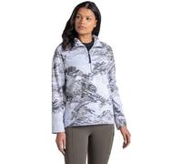 Craghoppers Womens Annjela Half Zip Fleece: Optic White Print: 10 Size