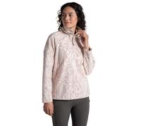 Craghoppers Annjela Half Zip Printed Fleece In Light Stone Light Stone