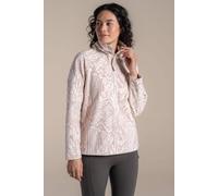 Craghoppers Women's Annjela Half Zip Printed Fleece in Light Stone | Size: 14 Craghoppers Light Stone 14