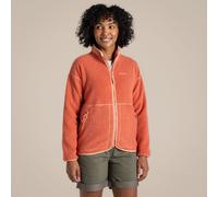 Craghoppers Women's Avens Borg Full-Zip Insulating Active Fleece Jacket in Light Grey | Size: 8 Craghoppers Light Grey 8