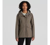 Craghoppers Women's Caldbeck Wind-Resistant AquaDry Waterproof Jacket in Dark Green | Size: 8 Craghoppers Dark Green 8
