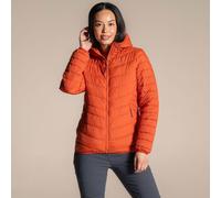 Craghoppers Women's Compresslite IX Hooded Insulating Jacket | Carnelian Orange