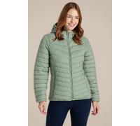 Craghoppers Women's Compresslite IX Hooded Jacket in Green | Size: 8 Craghoppers Green 8
