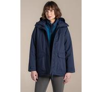 Craghoppers Women's Crossbill Hooded Waterproof Breathable Padded Insulated Jacket in Blue | Size: 14 Craghoppers Blue 14