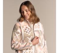 Craghoppers CWA411 Dante Full Zip Fleece Colour: 1SP Sugared Almond Print, Size: 10