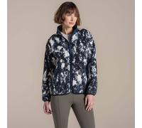 Craghoppers Womens Dante Full Zip Fleece: Dark Sapphire Print: 14 Size