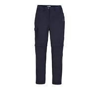 Craghoppers Womens Expert Kiwi Convertible Trousers, Dark Navy, Size 20