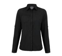 Craghoppers Women's Expert Kiwi Long-Sleeved Shirt - Black - 10 UK - Black - 65% Polyester/35% Cotton