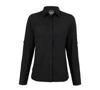 Craghoppers Womens Expert Kiwi Long Sleeved Shirt, Black, Size 16