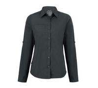 Craghoppers Women's Expert Kiwi Long-Sleeved Shirt - Carbon Grey - 10 UK - Carbon Grey - 65% Polyester/35% Cotton