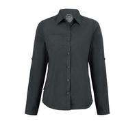Craghoppers Women's Expert Kiwi Long-Sleeved Shirt - Carbon Grey - 14 UK - Carbon Grey - 65% Polyester/35% Cotton
