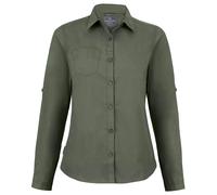 Craghoppers Women's Expert Kiwi Long-Sleeved Shirt - Dark Cedar Green - 10 UK - Dark Cedar Green - 65% Polyester/35% Cotton