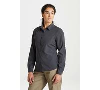 Craghoppers Womens Expert Kiwi Long Sleeved Shirt, Carbon Grey, Size 20