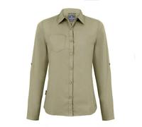 Craghoppers Womens Expert Kiwi Long-Sleeved Shirt - Pebble - 10 UK - Pebble