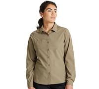 Craghoppers Womens Expert Kiwi Long Sleeved Shirt, Pebble, Size 8