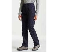 Craghoppers Women's Expert Kiwi Water Repellant Convertible Trousers in Dark Navy | Size: 16R Craghoppers Dark Navy 16R