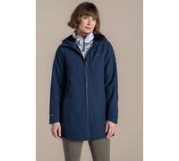 Craghoppers Women's Hopegill Longline Hooded Windproof Water-Repellent Softshell in Navy | Size: 8 Craghoppers Navy 8