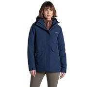 Craghoppers Women's Caldbeck Thermic Hooded Waterproof Breathable Padded Jacket in Navy | Size: 18 Craghoppers Navy 18