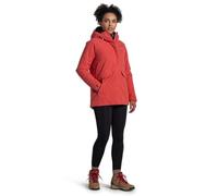 Craghoppers Caldbeck Thermic Hooded Waterproof Breathable Padded Jacket In Red