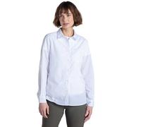 Craghoppers Womens Kiwi III Long Sleeve Hiking Shirt, White, 14 UK