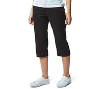 Craghoppers Women's Kiwi Pro Cropped Trousers Walking Shorts Black 10