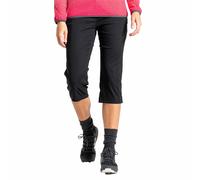 Craghoppers Womens Kiwi Pro II Crop Pants: Black: 14 Size: 14, Colour: