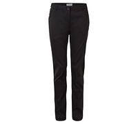 Craghoppers Women's Kiwi Pro II Trousers with 4 Pockets and Water Repellent Finish, Stretchable, Hard Wearing & Sun Protection - Perfect for Outdoor, Walking, Camping & Hiking Black