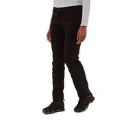 Craghoppers Women's Kiwi Pro Lined Trousers-Regular Leg Hiking Pants, Black, 18